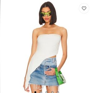 Revolve Asymmetrical Top in White: more to come size small